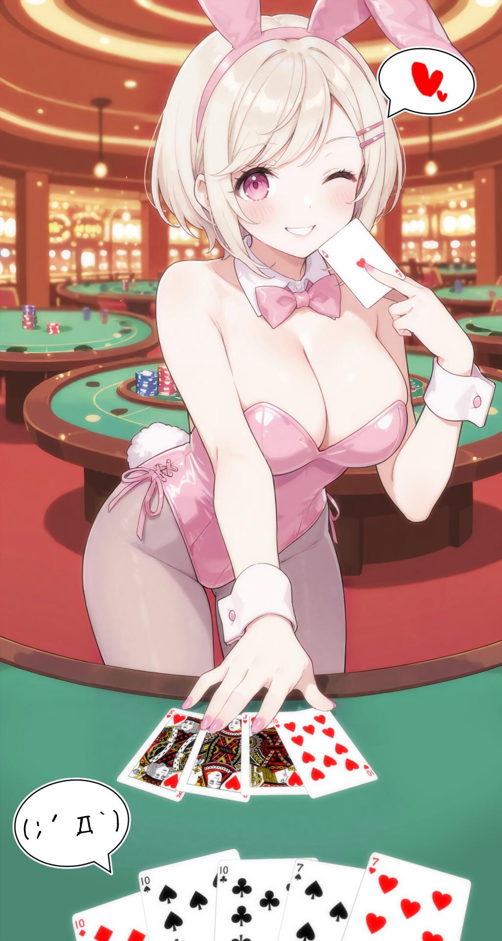 兎鳴ちゃんとポーカー勝負💕