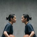 鏡のコント 4枚目