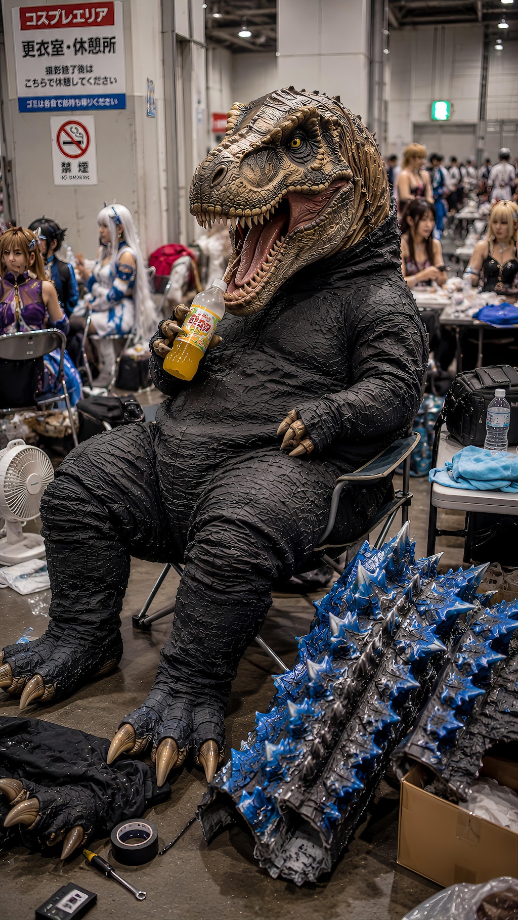 ちちコス！テラノくんゴジラ
