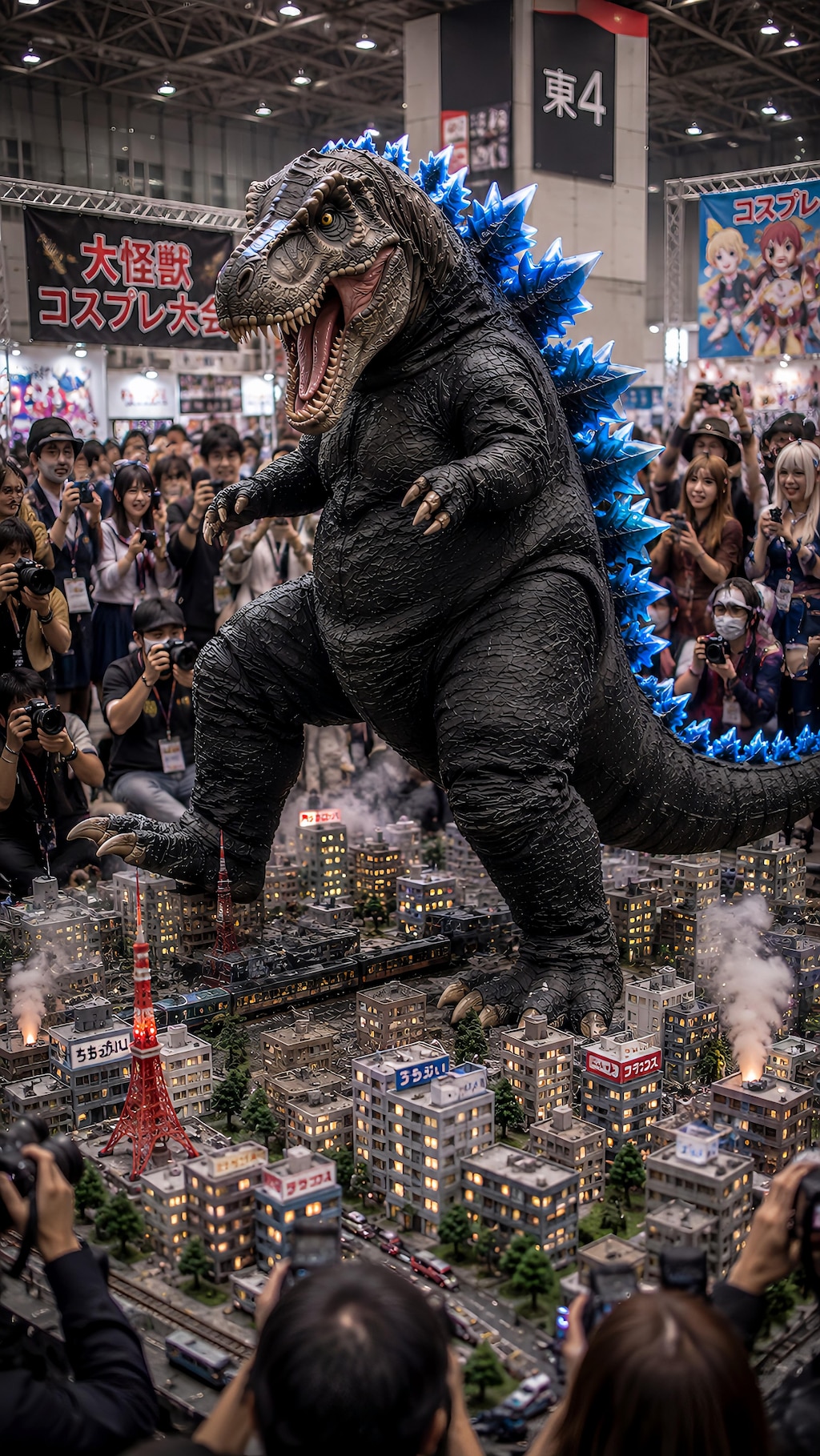 ちちコス！テラノくんゴジラ