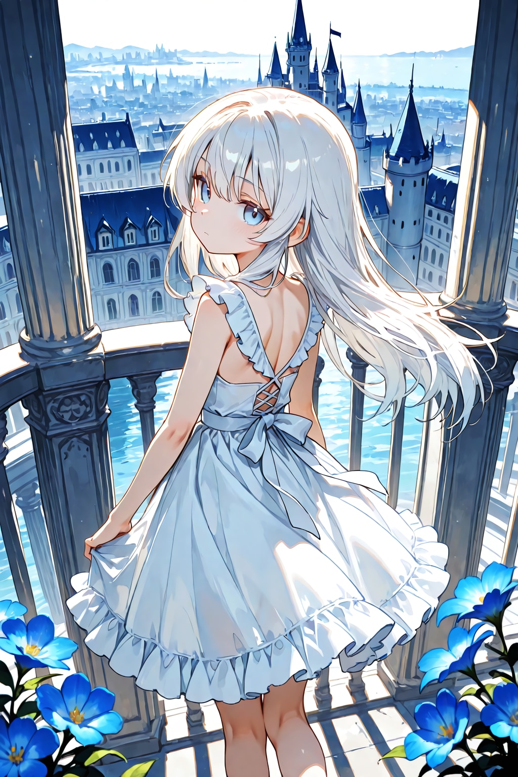 白銀のバルコニー