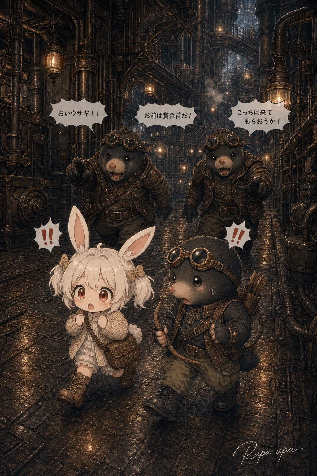 🐰うさぴょんの冒険【第7話】～悲しいお別れ～ | の人気AIイラスト・グラビア