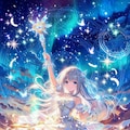 魔法の杖と魔法少女 3枚目