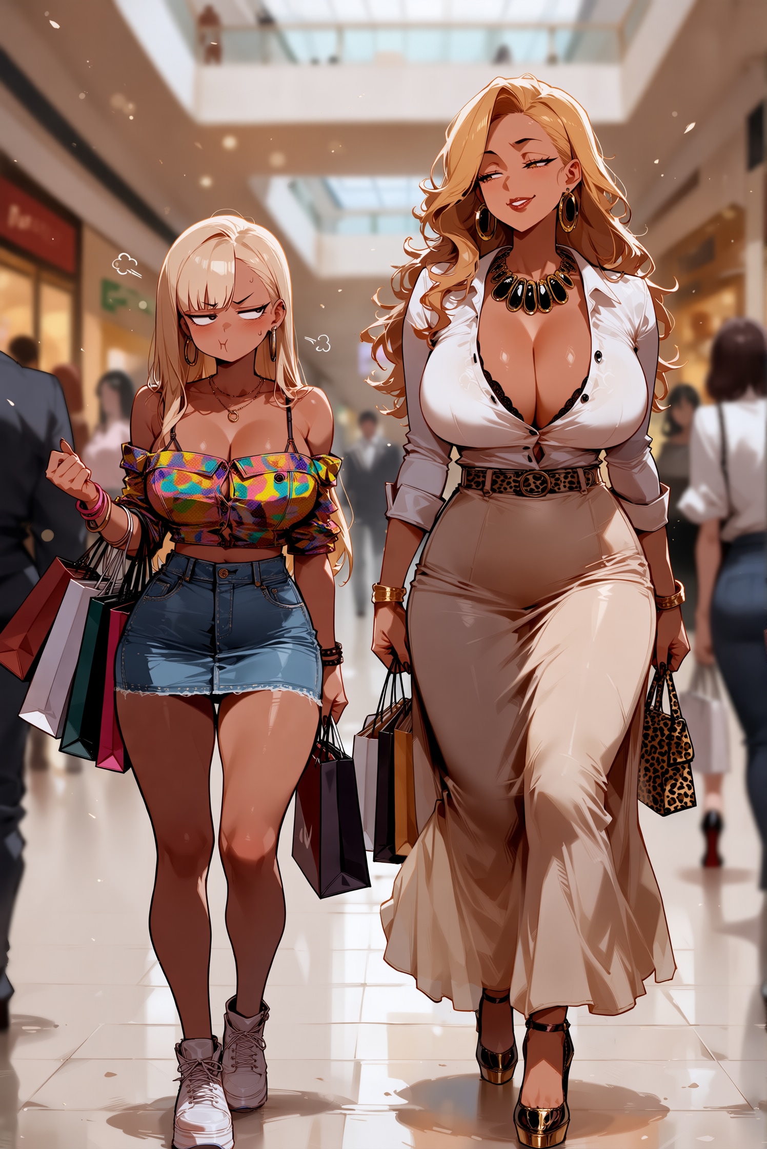 黒ギャルの母が強い