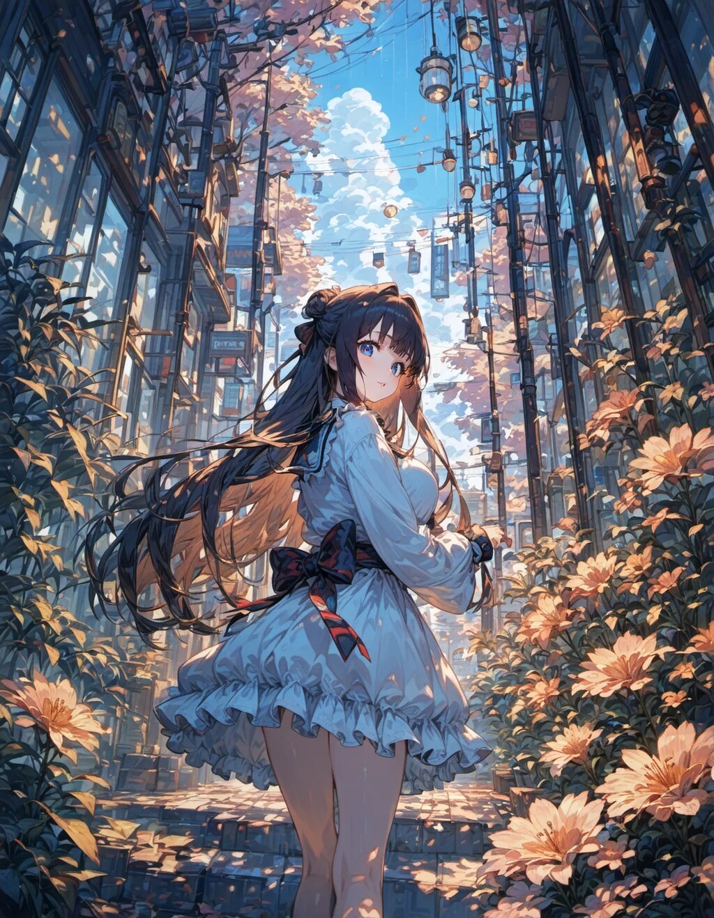 The Blooming Alleyway