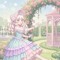 薔薇苑の白絹姫 2枚目