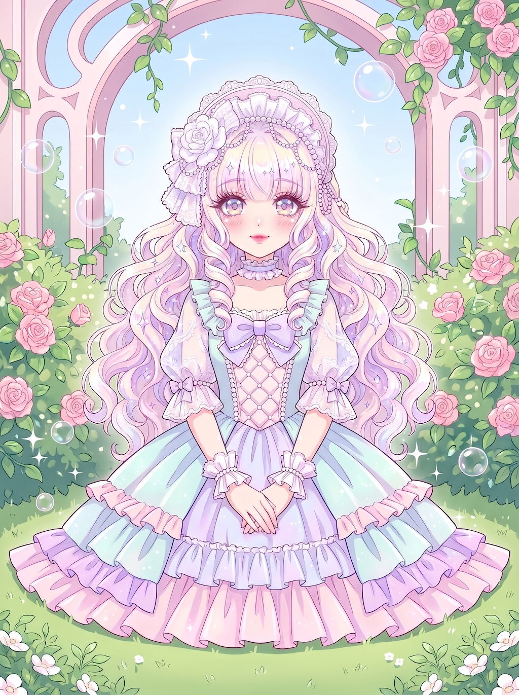 薔薇苑の白絹姫