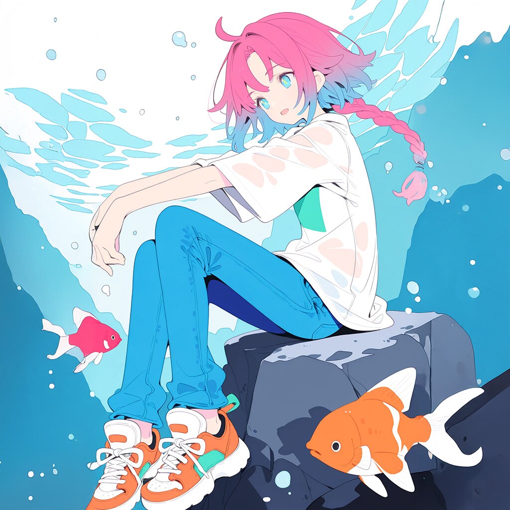 『今年は海の中も暑いんだ』