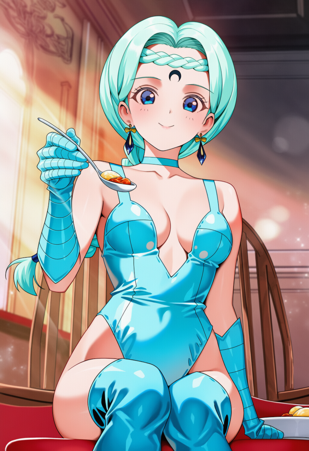 食べさせてくれるベルチェ