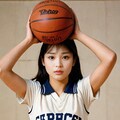 女バスのジャンプシュート（番外46） 7枚目