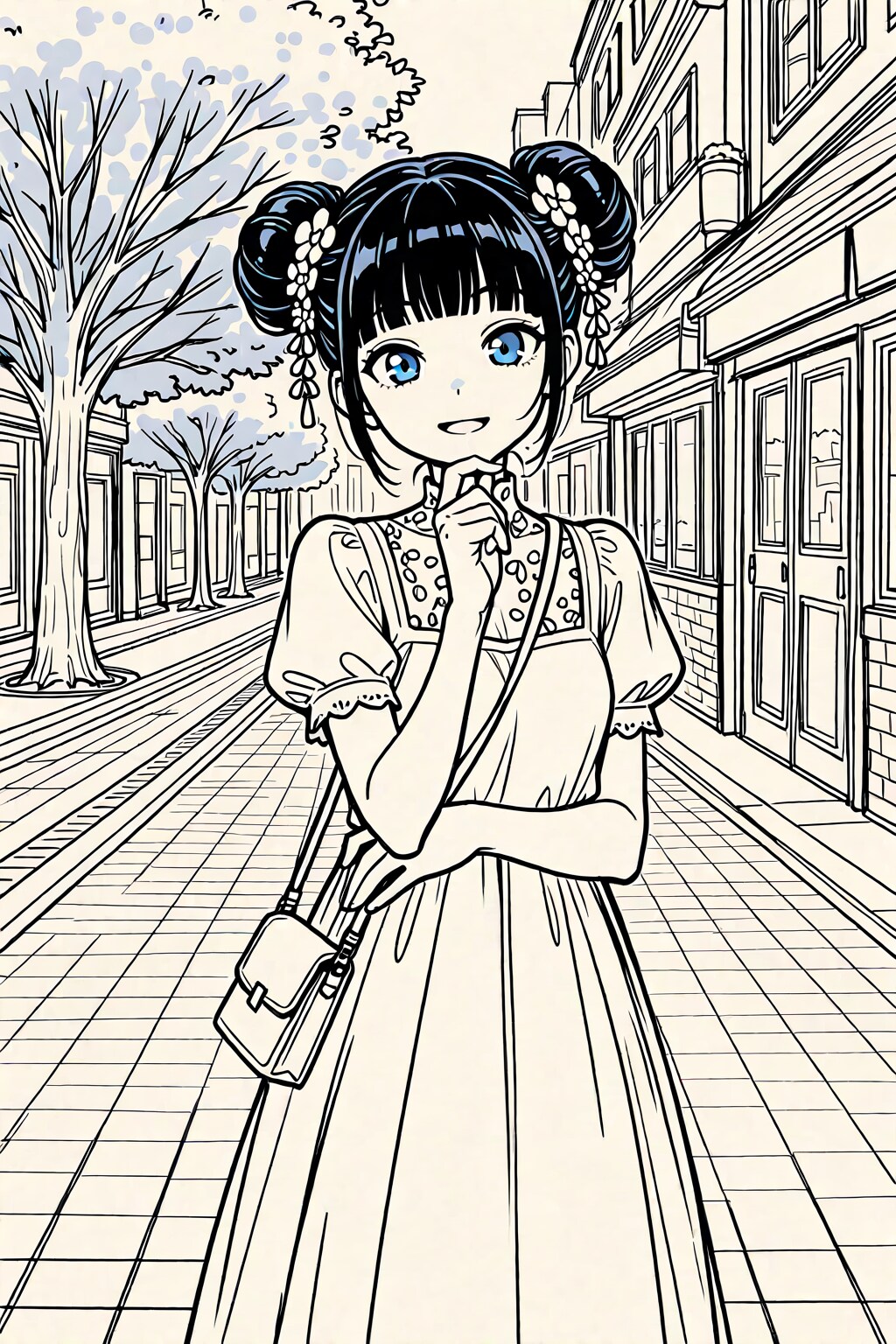 かおるのおだんごちゃんスケッチ２４ | の人気AIイラスト・グラビア