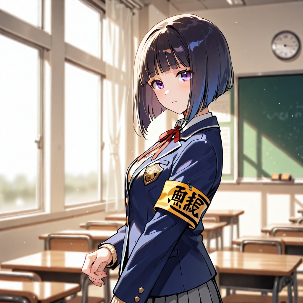 うちの子自己紹介 風紀委員の池田さん　水泳部 | の人気AIイラスト・グラビア