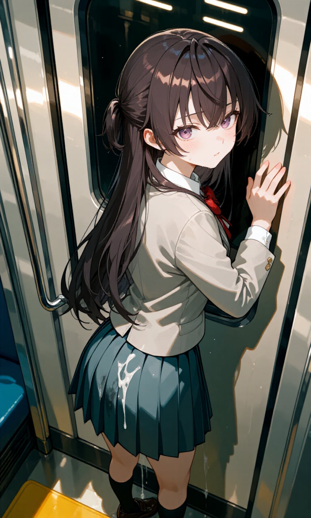 電車でぶっかけ 色々