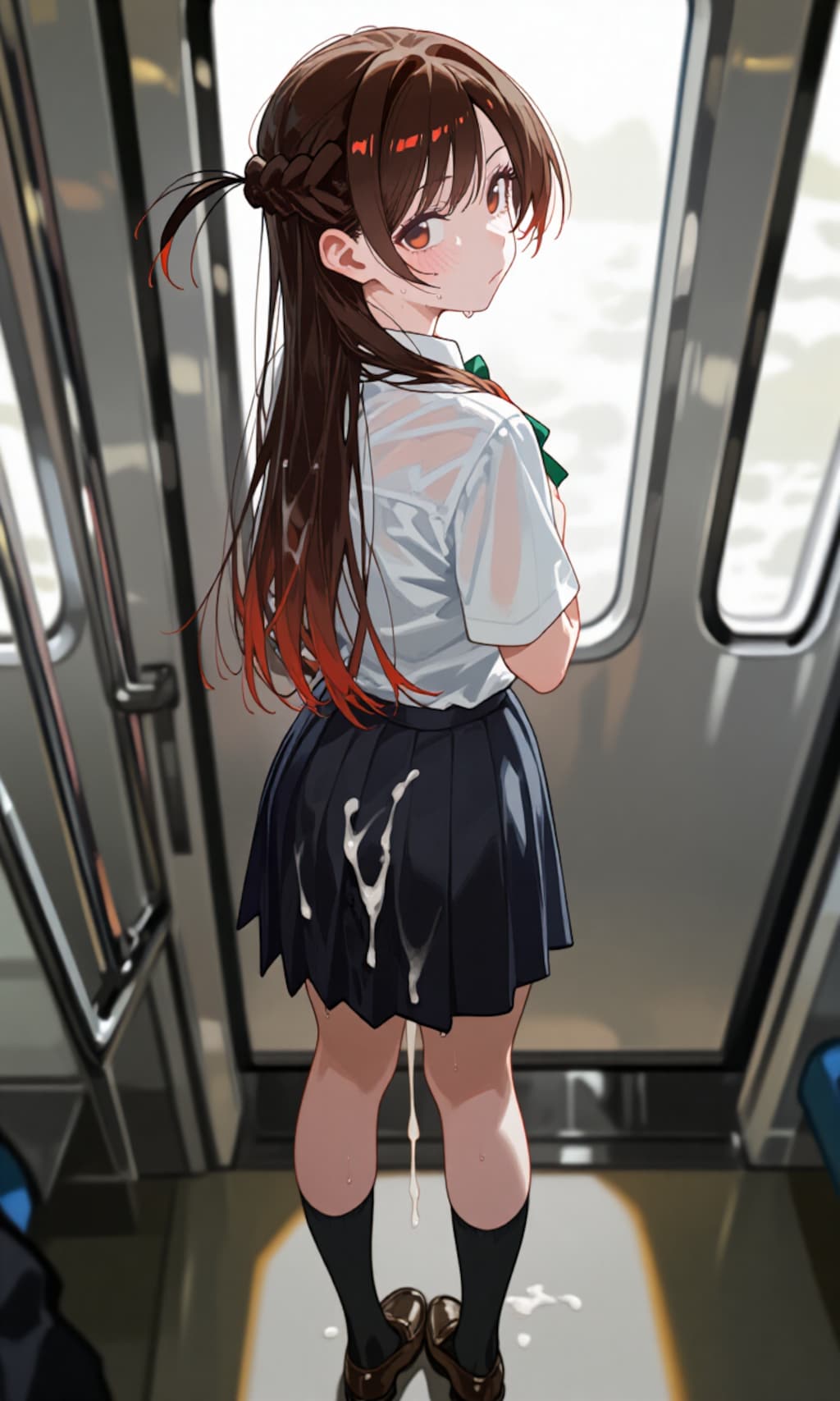 電車でぶっかけ 色々