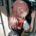 電車でぶっかけ 色々 6枚目