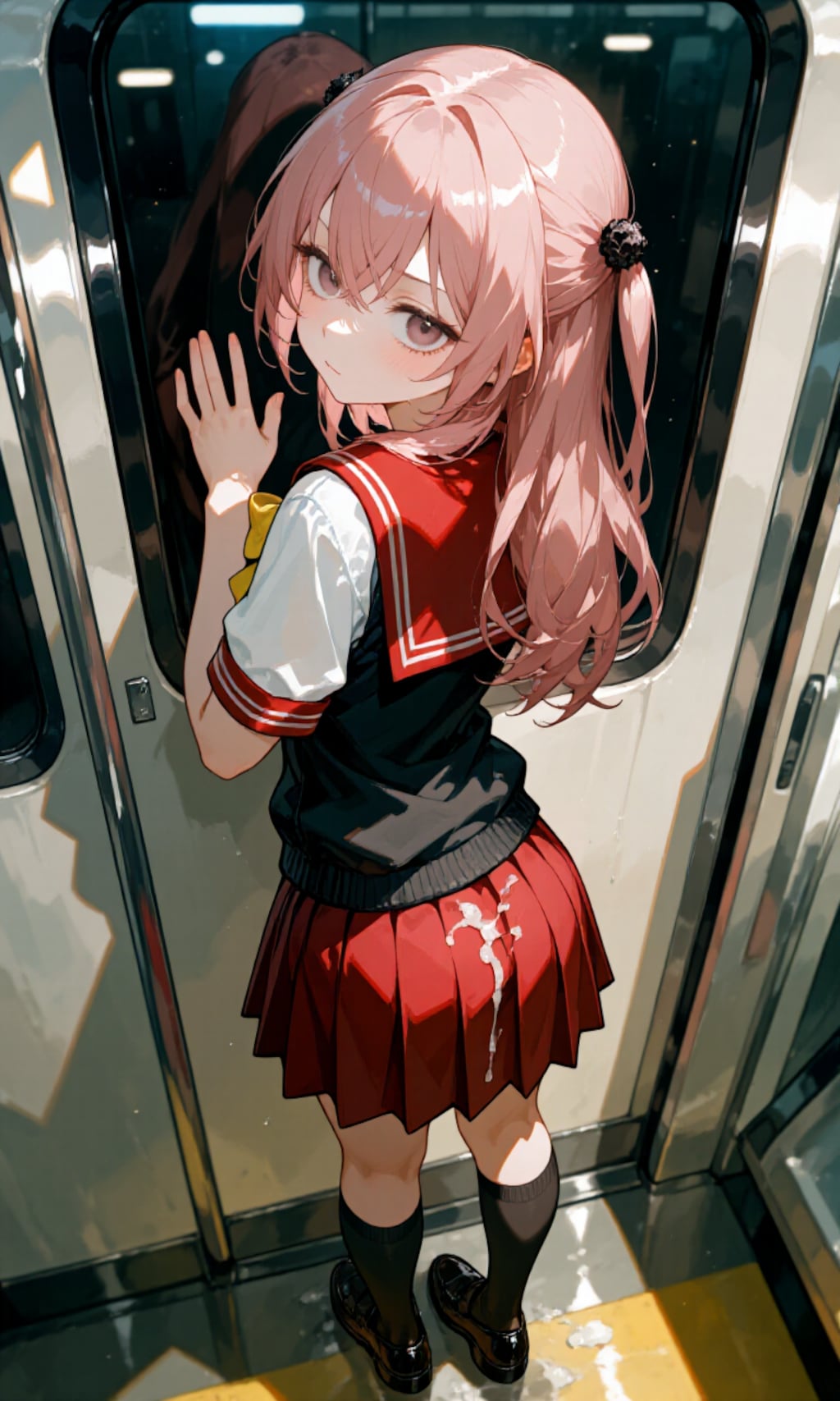 電車でぶっかけ 色々