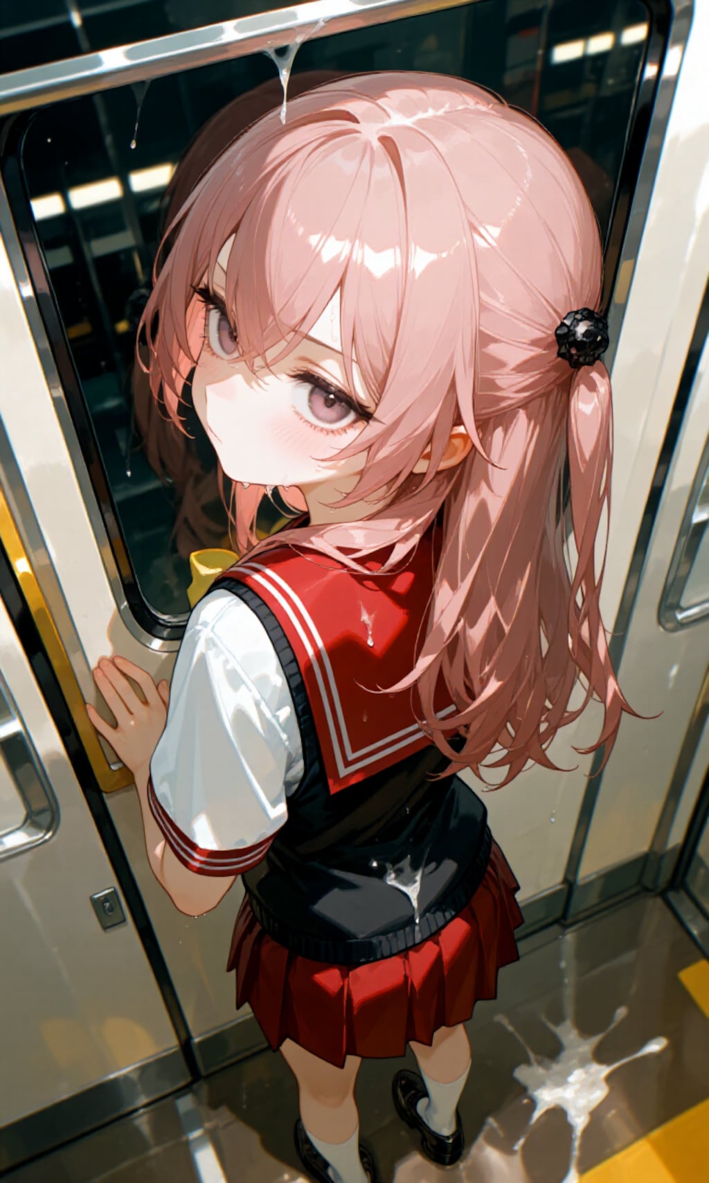 電車でぶっかけ 色々