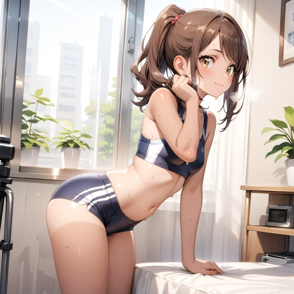 今日は朝からスポーツ