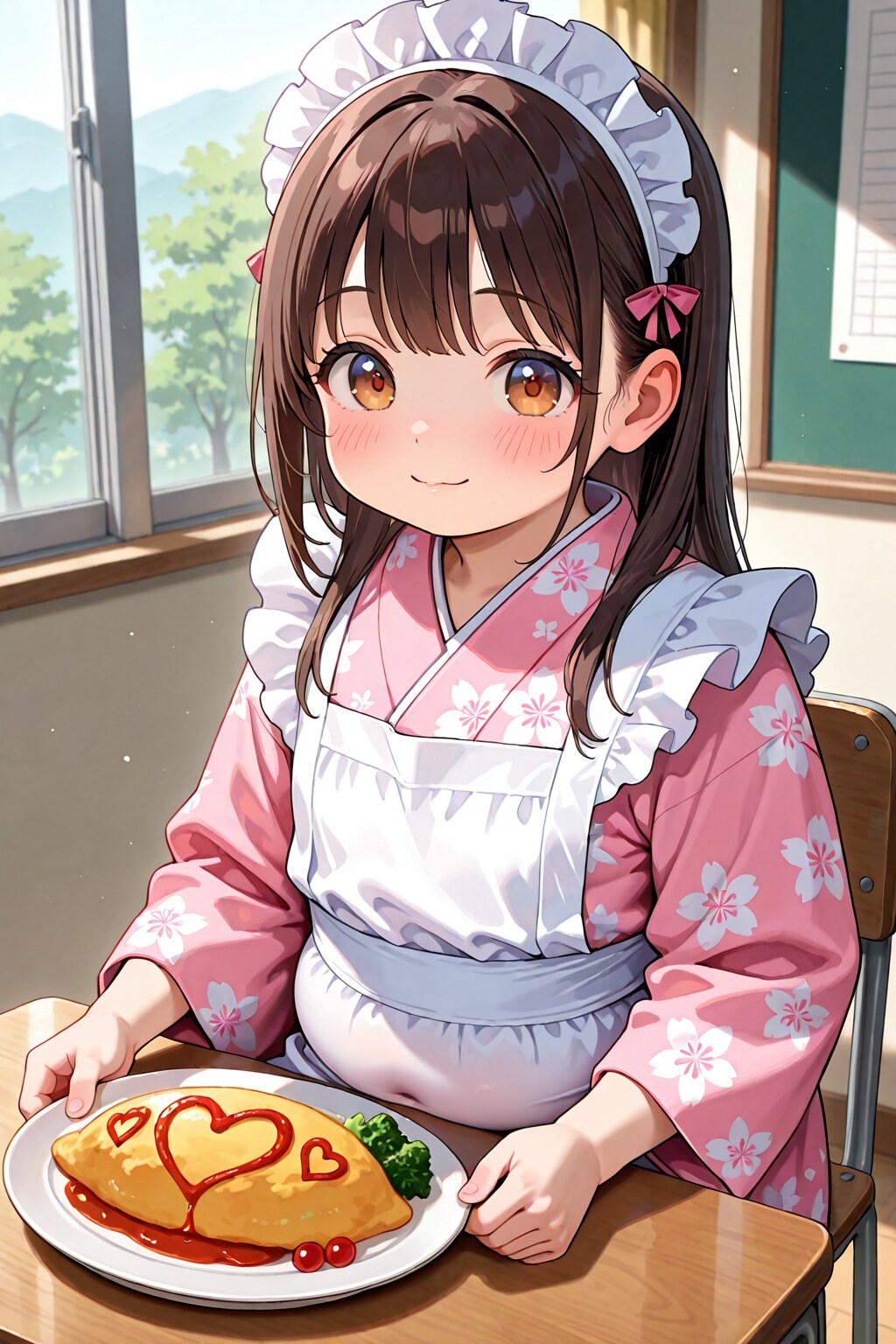 浴衣メイドで萌え萌えキュン🧡