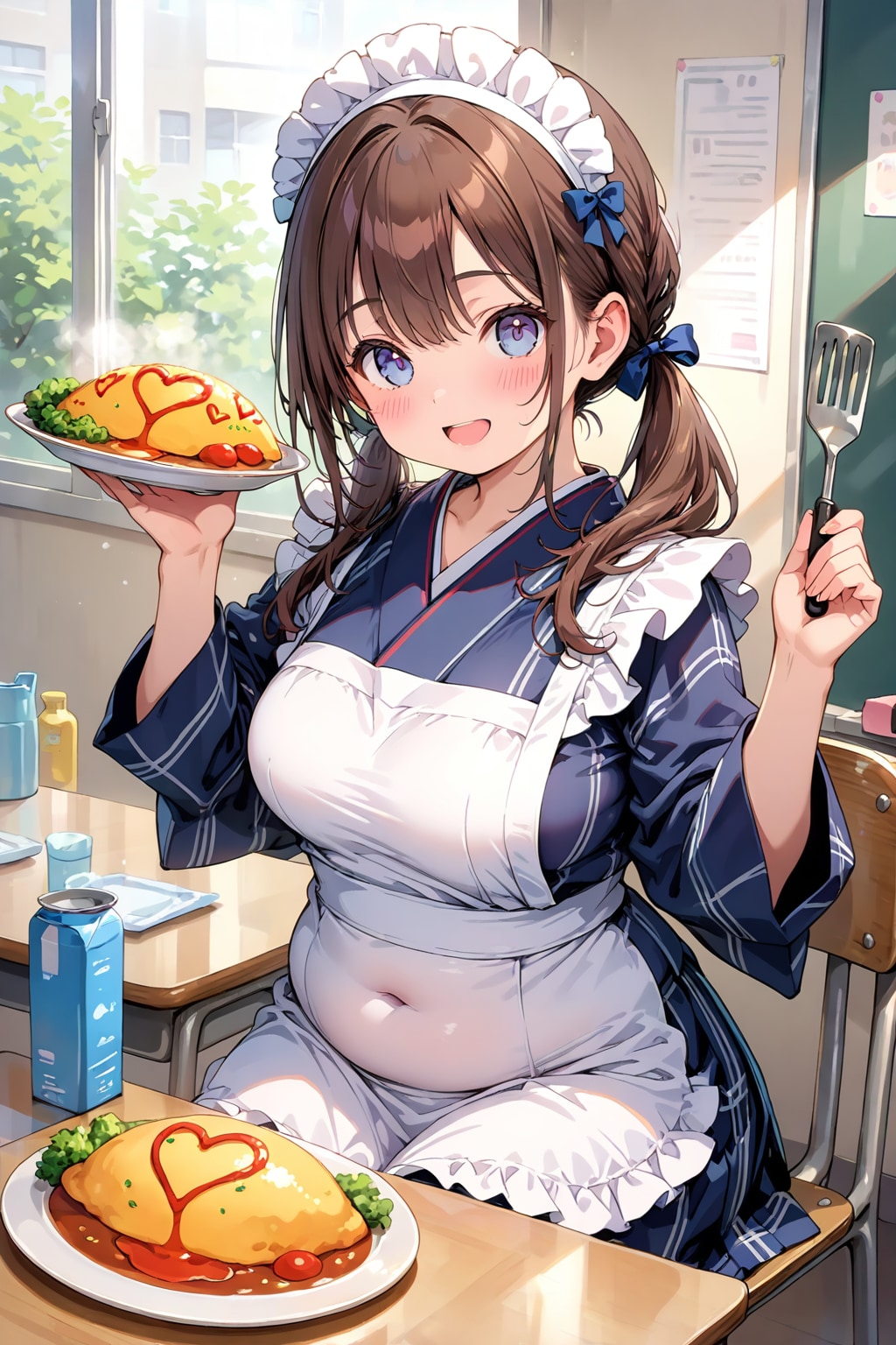 浴衣メイドで萌え萌えキュン🧡