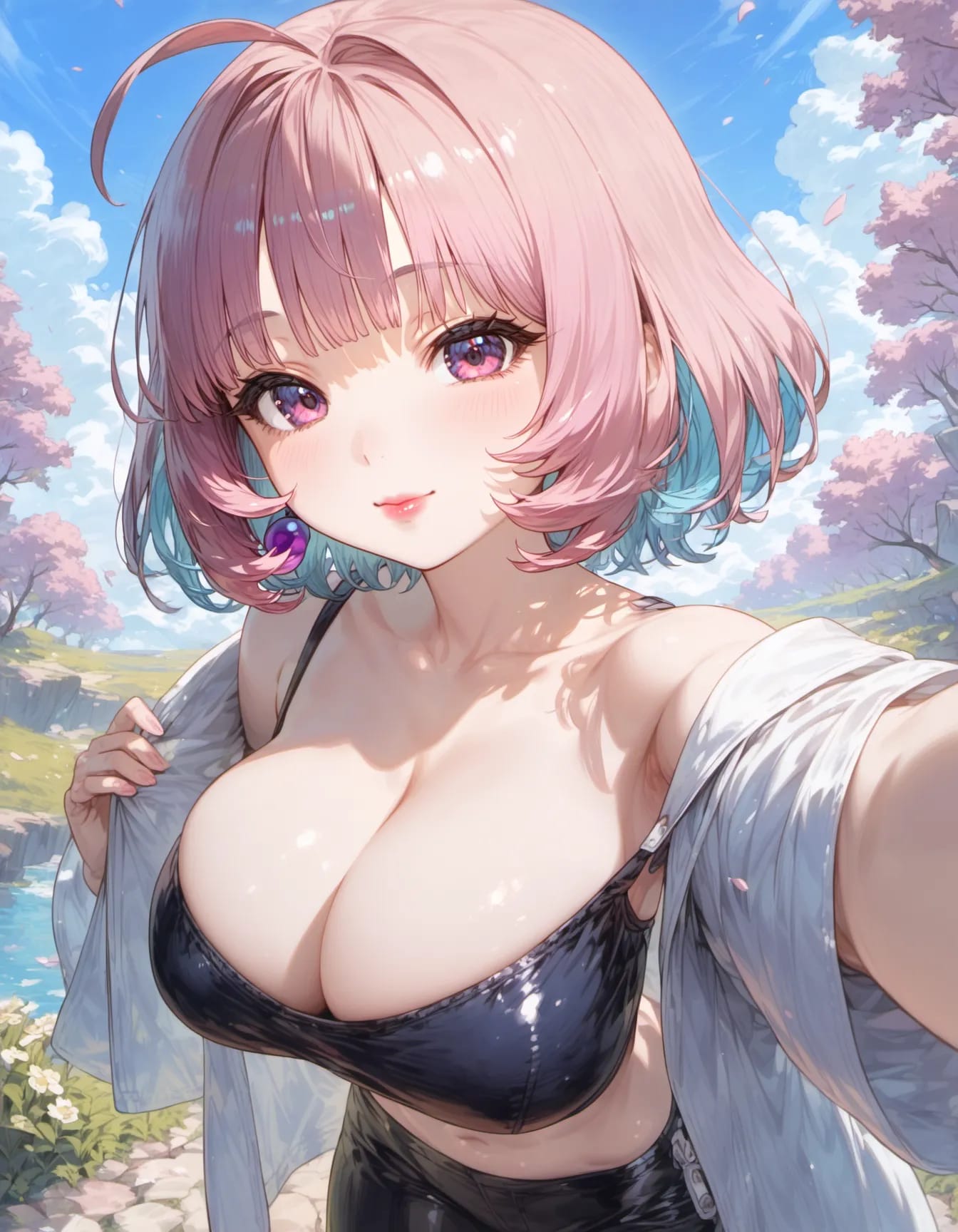 Cherry Breeze Selfie