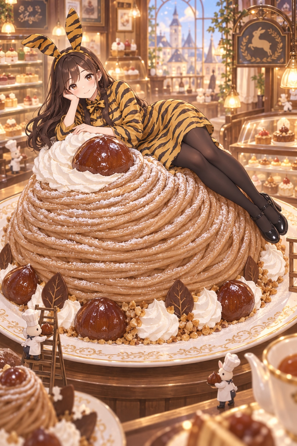 卯衣ちゃんのモンブラン