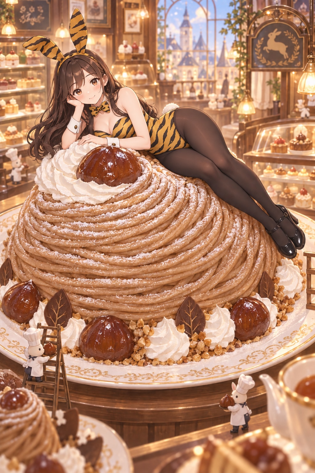 卯衣ちゃんのモンブラン