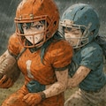 🏈泥まみれの女子アメフト 145 9枚目