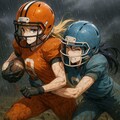 🏈泥まみれの女子アメフト 145 10枚目