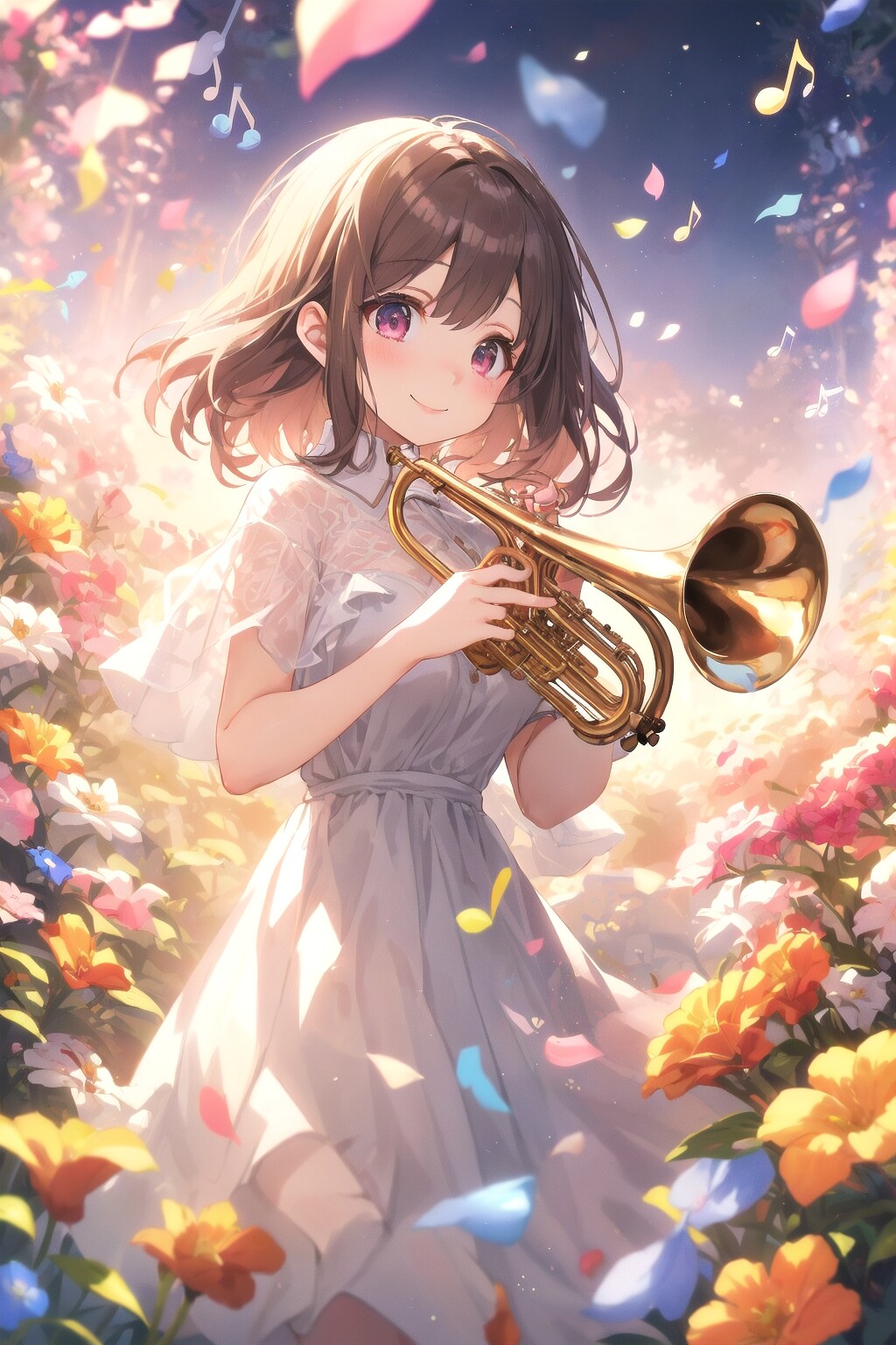 花園トランペッター | の人気AIイラスト・グラビア
