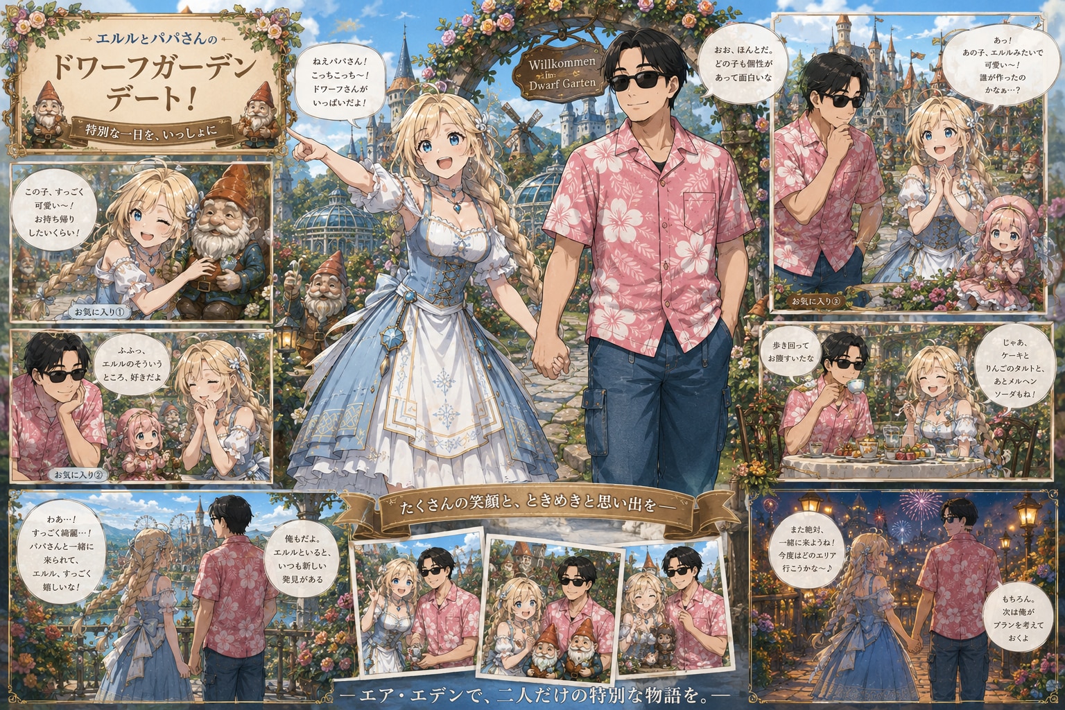 エルルとパパさんのデート | の人気AIイラスト・グラビア