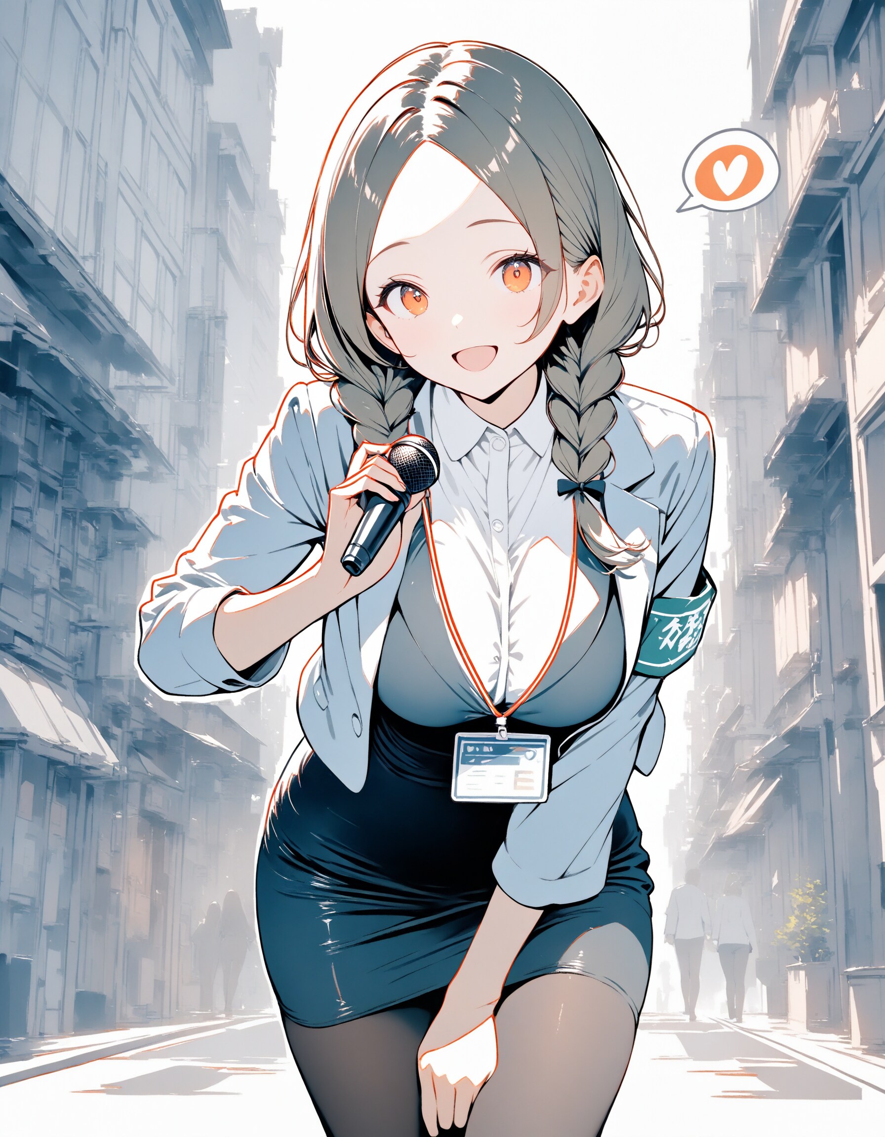 街角インタビュー姉さんXL | の人気AIイラスト・グラビア