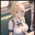 巨乳金髪JK・H　 Big breasted blonde JK・H 4枚目