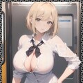 巨乳金髪JK・H　 Big breasted blonde JK・H 3枚目