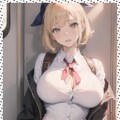 巨乳金髪JK・H　 Big breasted blonde JK・H 5枚目