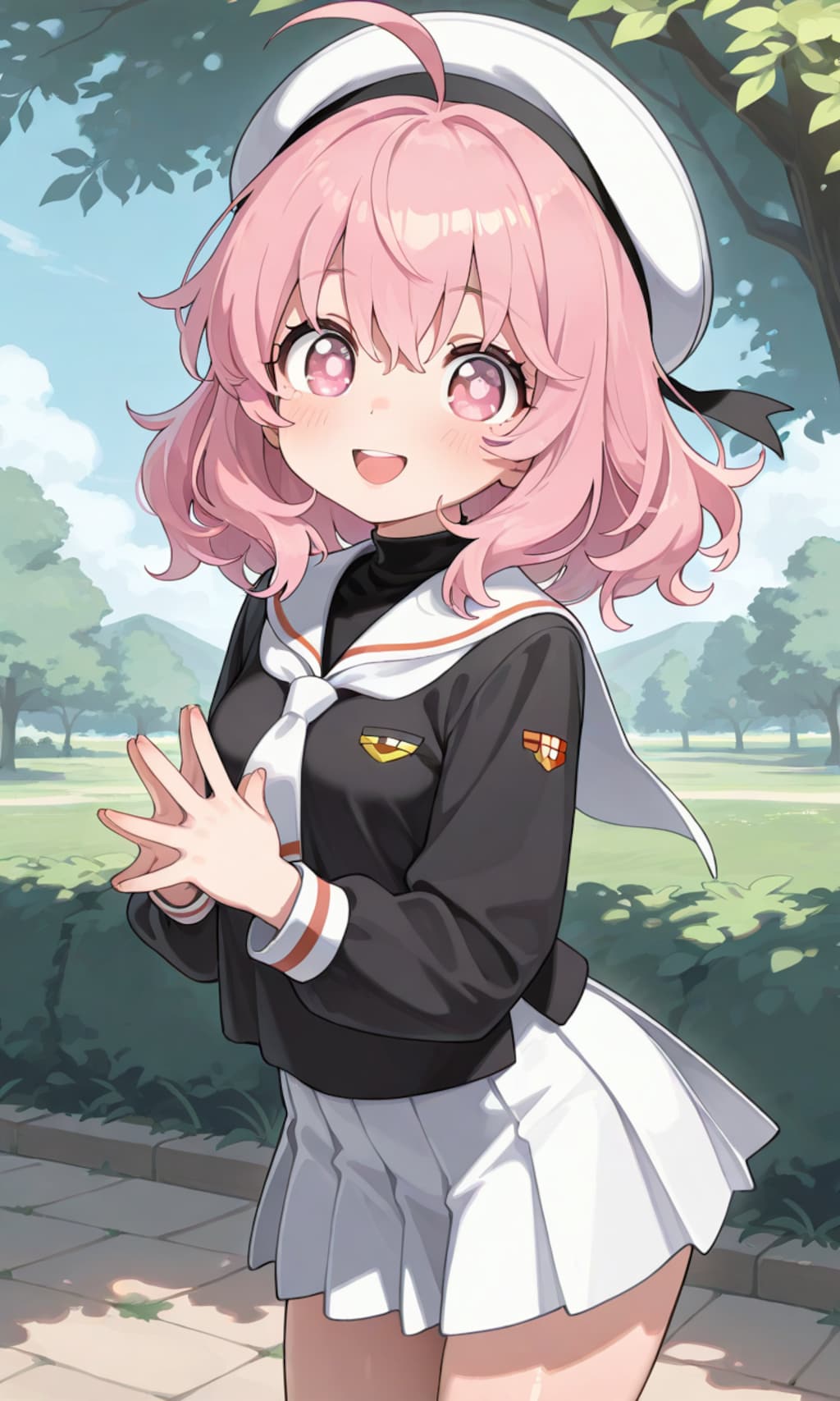 どぅ？似合ぅ〜？