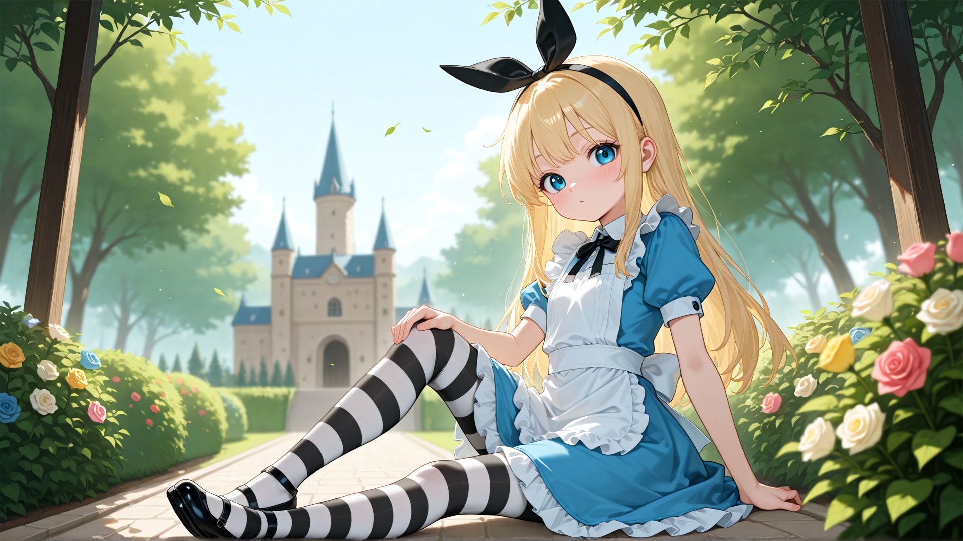 【壁紙】不思議の国のアリス—１ | の人気AIイラスト・グラビア