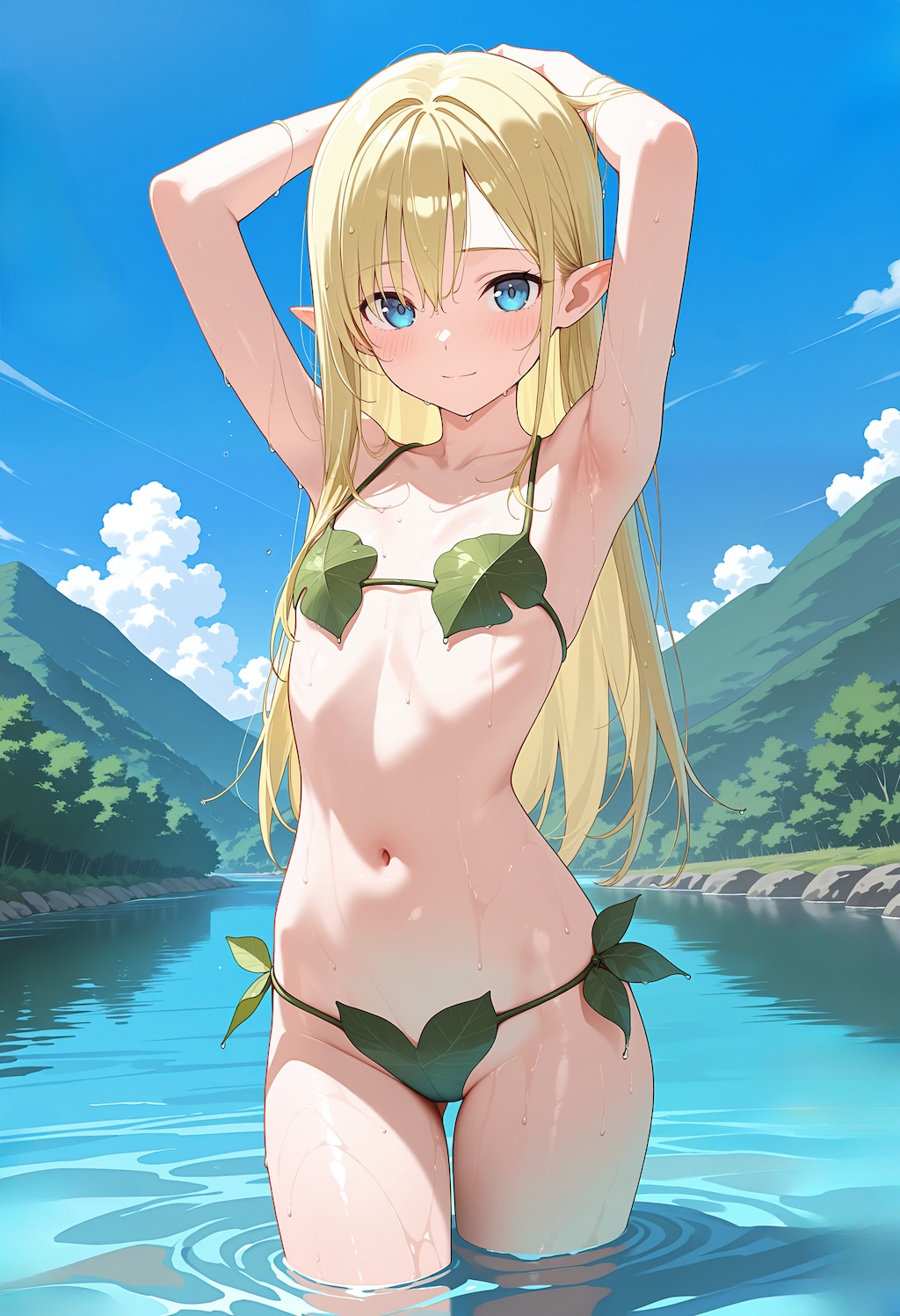 葉っぱビキニ
