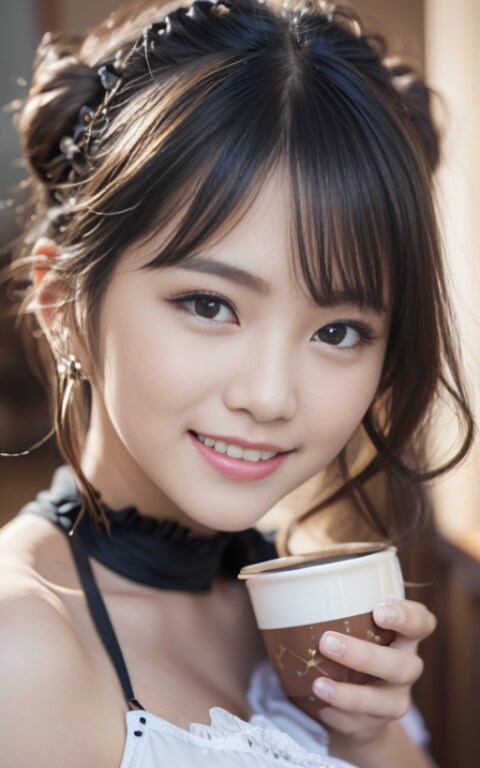 お団子女子