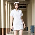 ナースのミニスカート美脚 3枚目