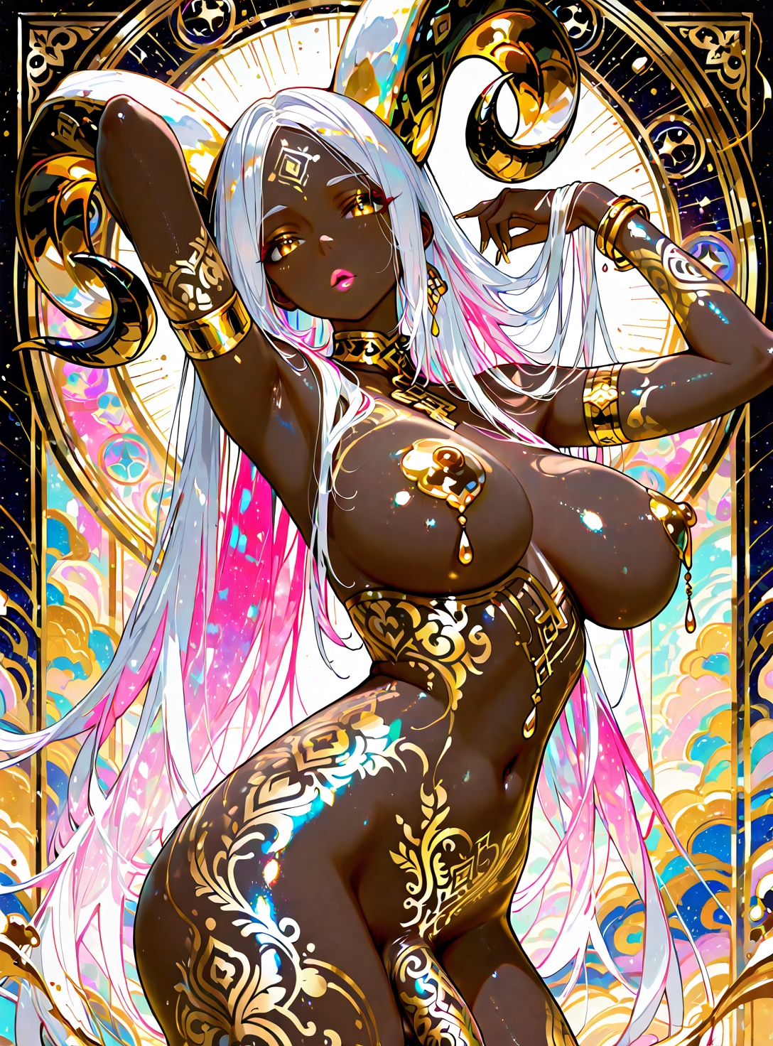 褐色のゴージャス女神（R18ふたなり）