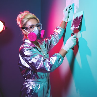 サイケデリックな壁の魔術師:自宅のリノベーション / Psychedelic Wall Magician: Home Renovation