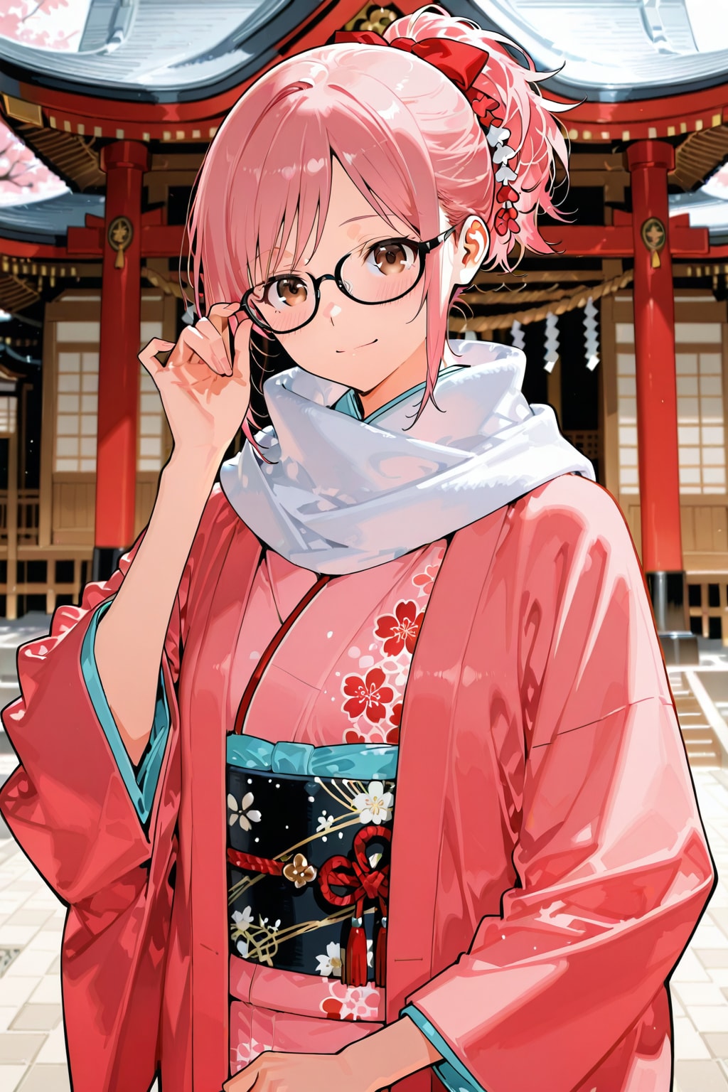 20260103初詣少女 | の人気AIイラスト・グラビア