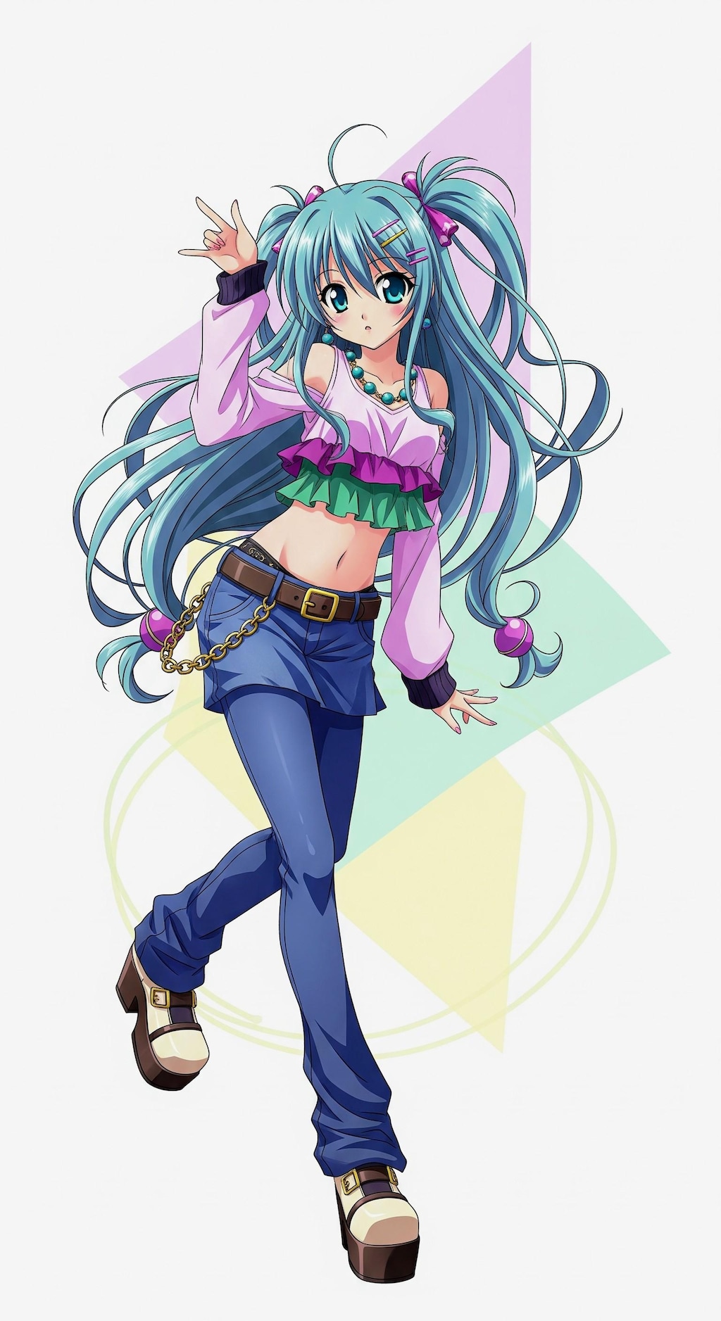 2000年代風アニメキャラお姉やん