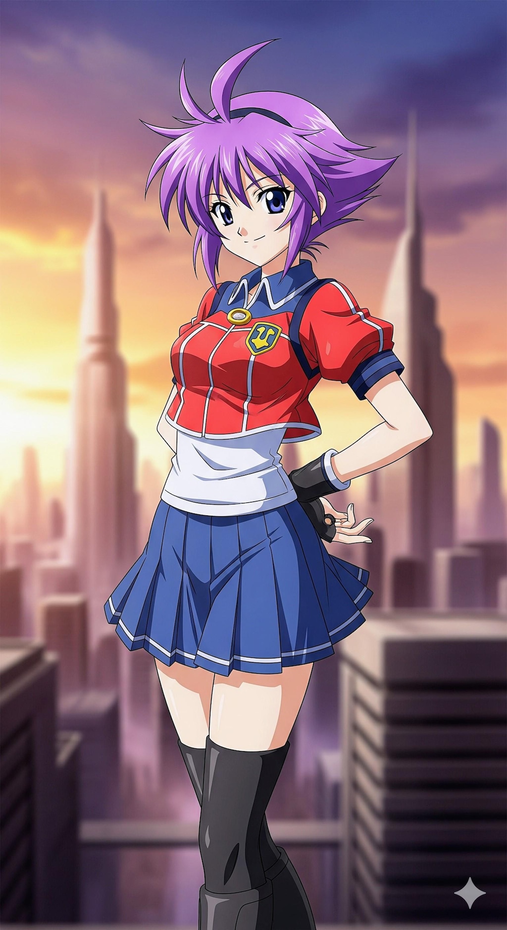 2000年代風アニメキャラお姉やん