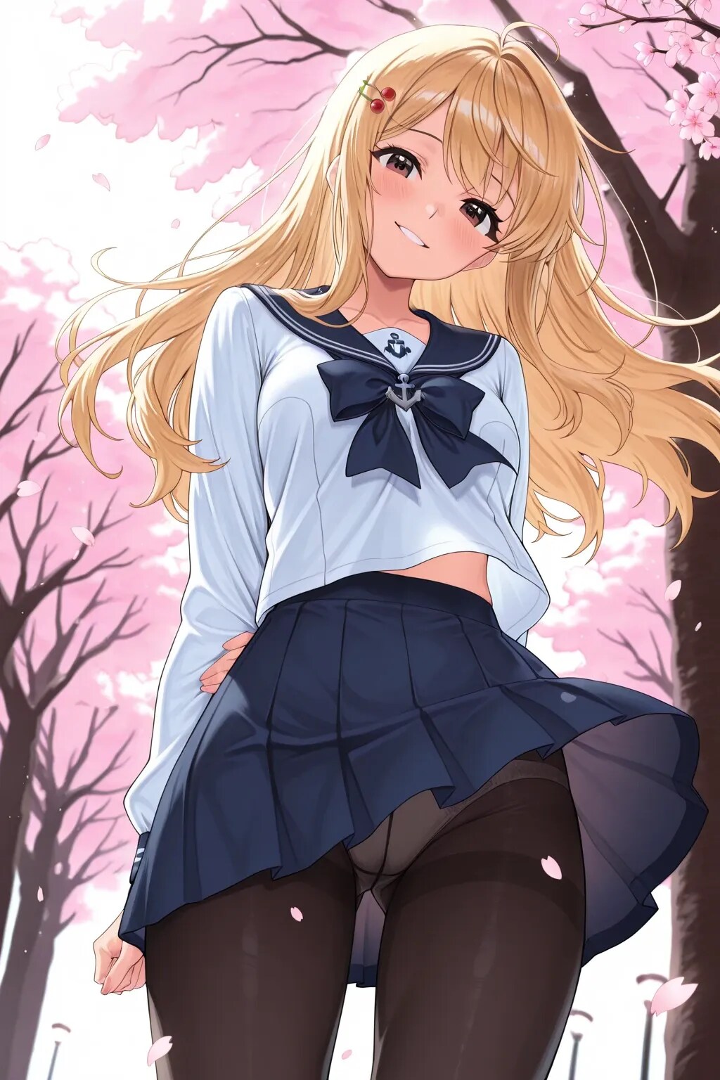 もう一つの世界線(春、桜吹雪)