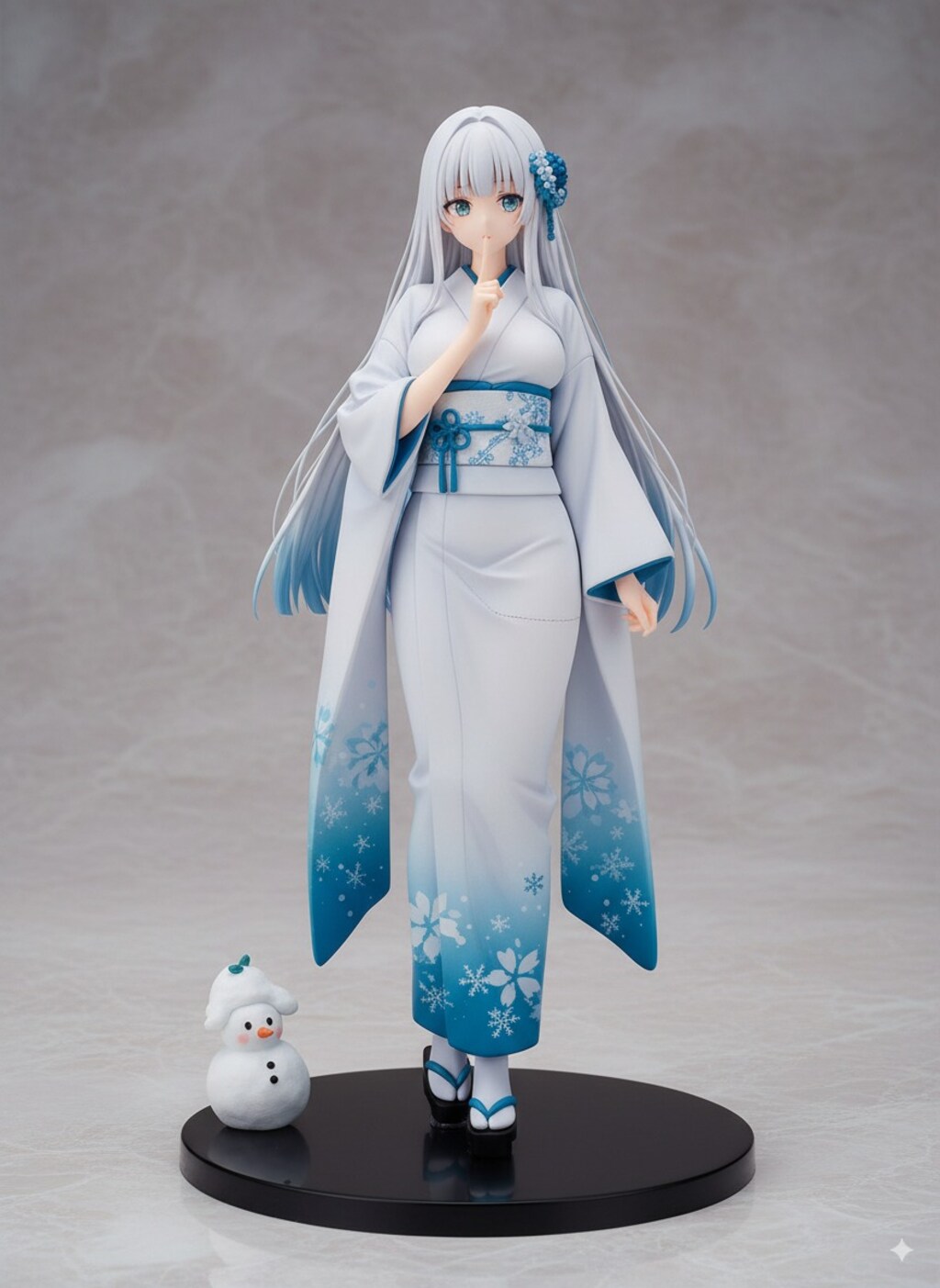 雪女をフィギュア化