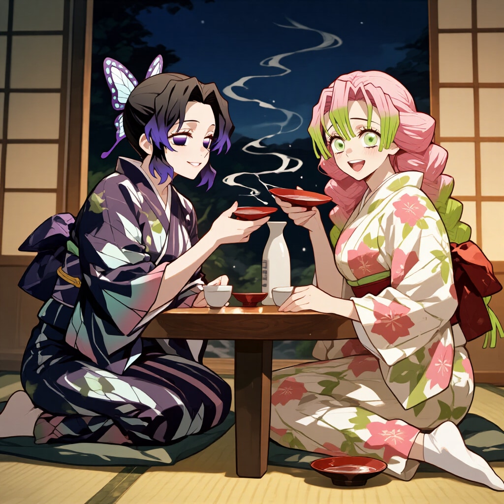 艶酒席 | の人気AIイラスト・グラビア