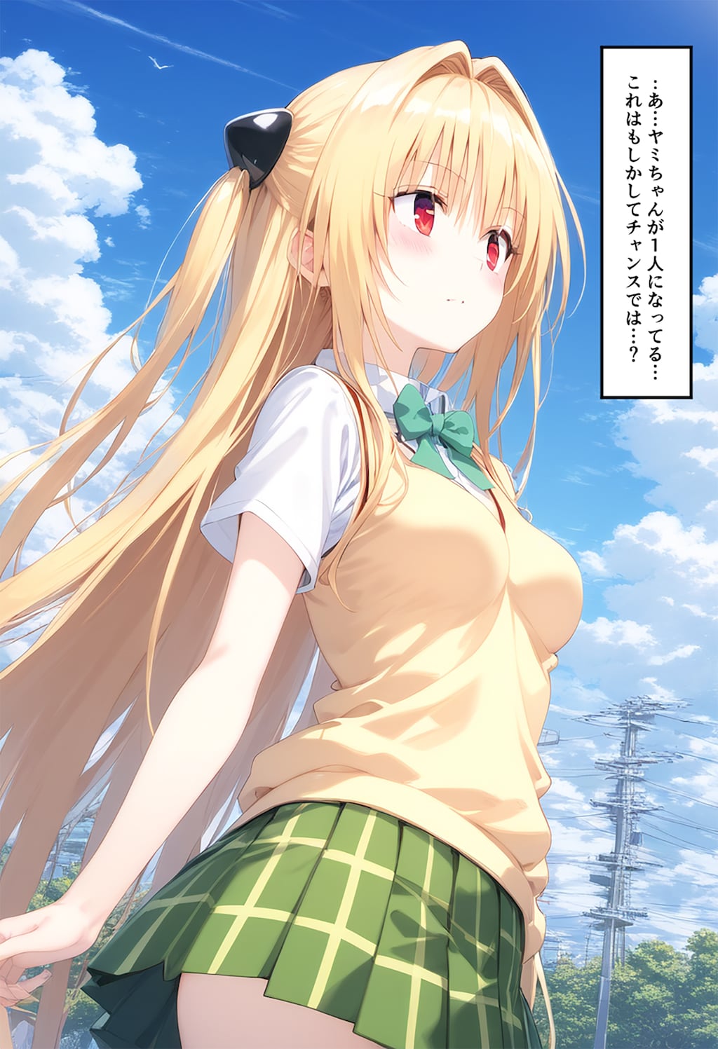 あ…ヤミちゃんが1人になってる…これはチャンスでは…？