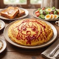 摩訶不思議食堂の卵料理セット 2枚目